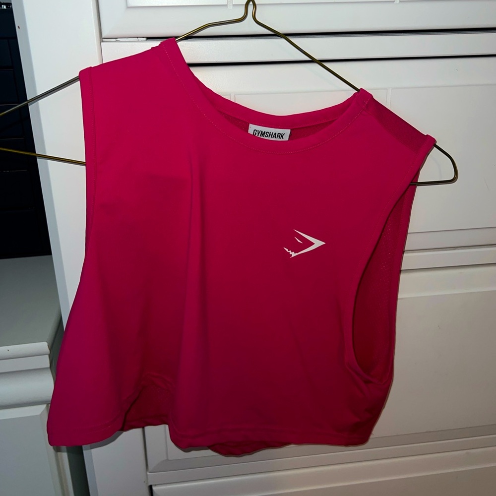 Hot Pink Gymshark Crop Top